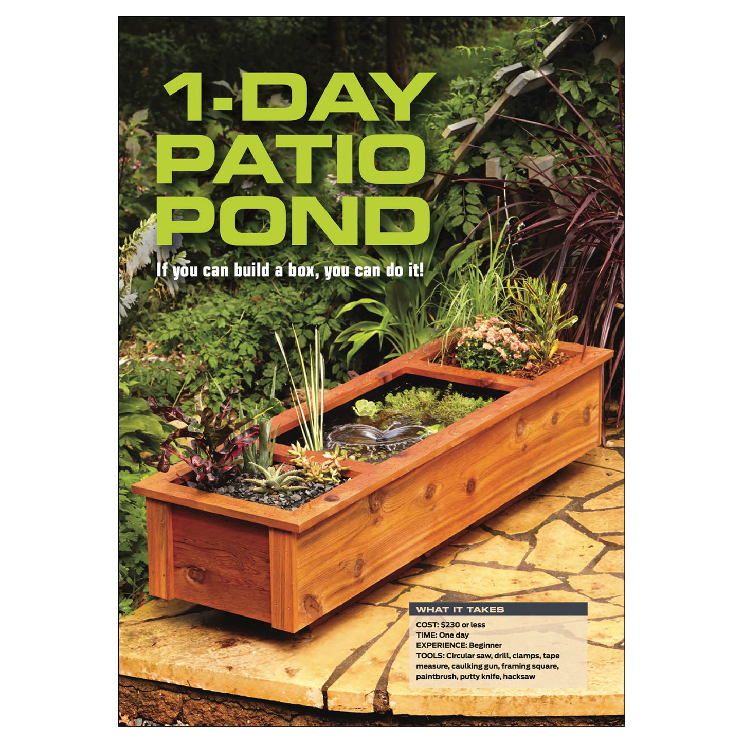 1 Day Patio Pond