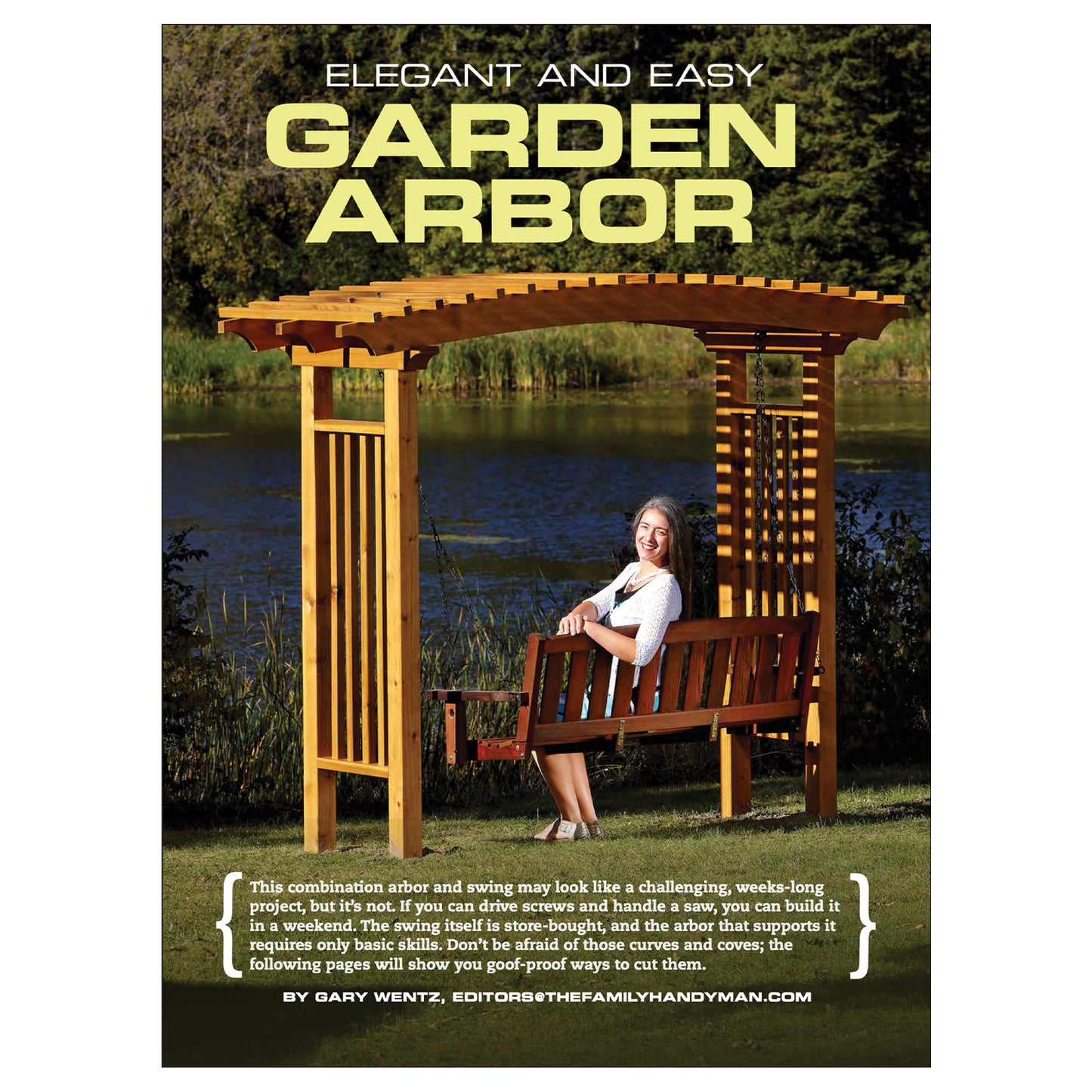 Elegant Garden Arbor