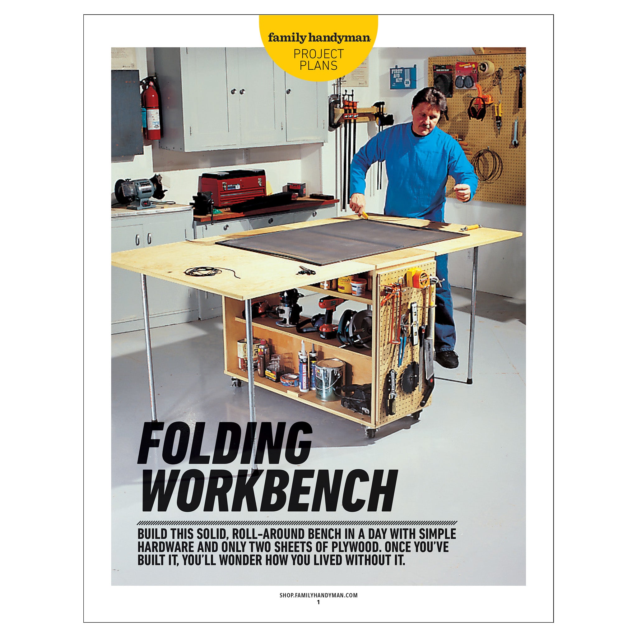 How to build a table saw workbench - Full Project 