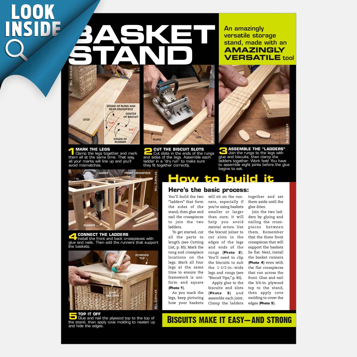 3 Tier Basket Stand - Family Handyman Shop
