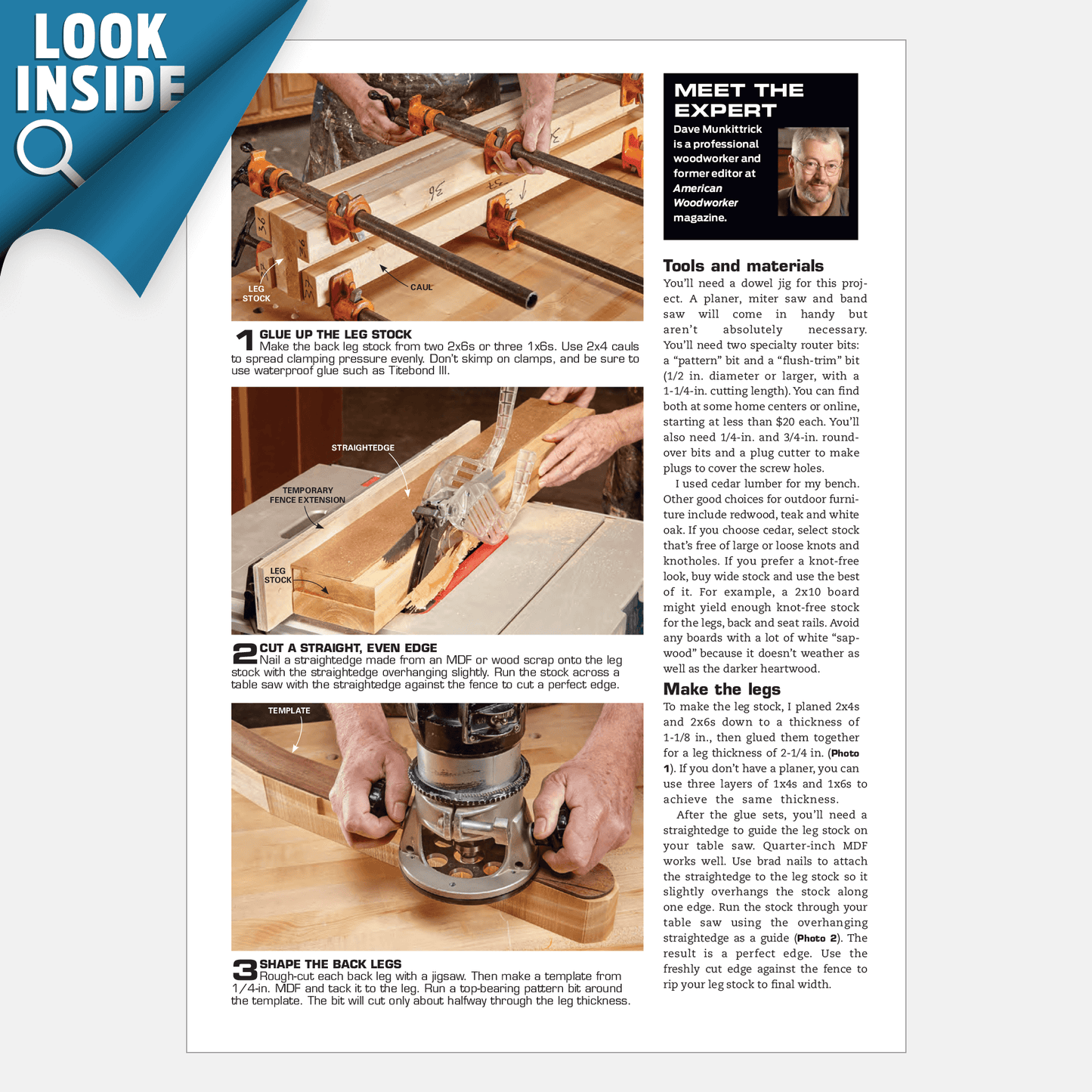 Classic Garden Bench - Family Handyman Shop