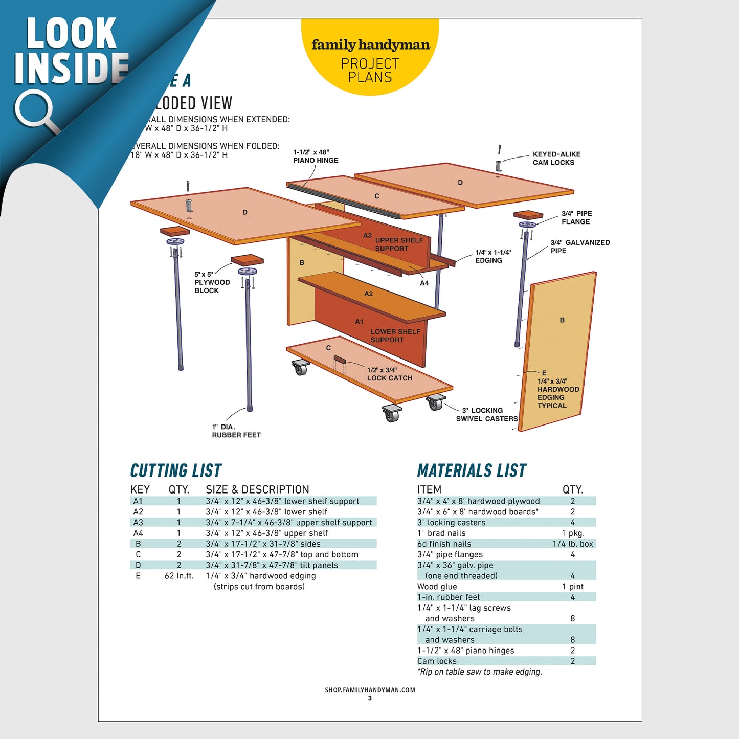 Folding Workbench