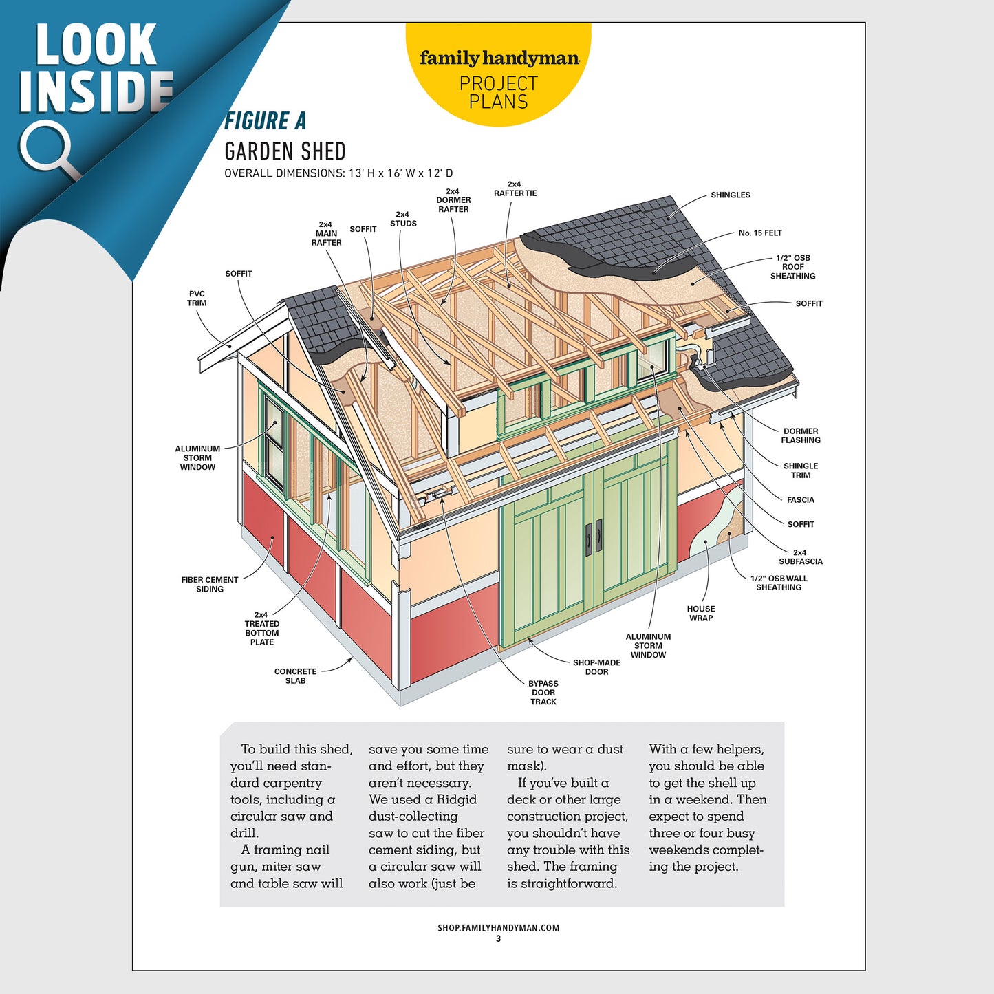 Bright and Spacious Garden Shed