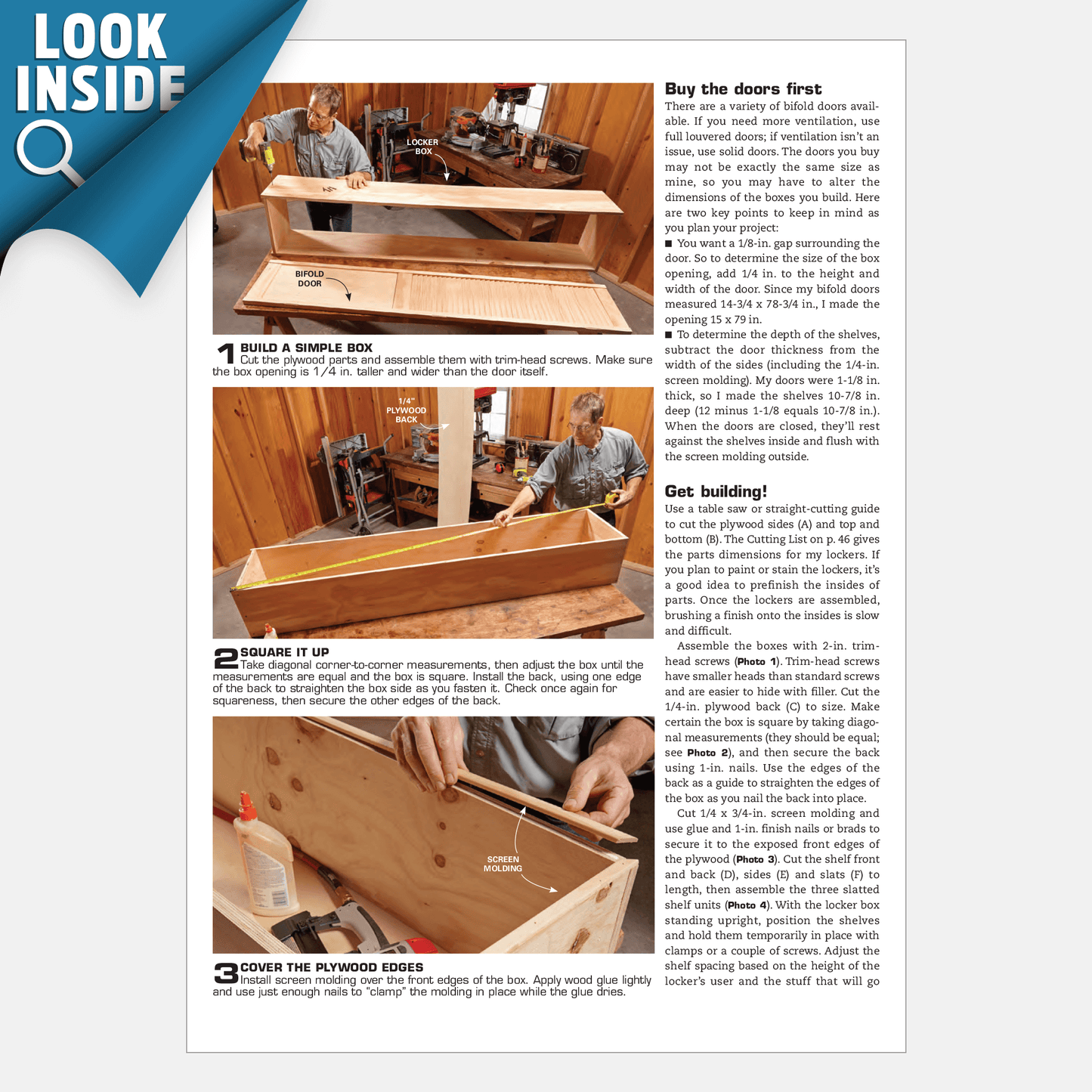 Hide the Mess Storage Lockers - Family Handyman Shop