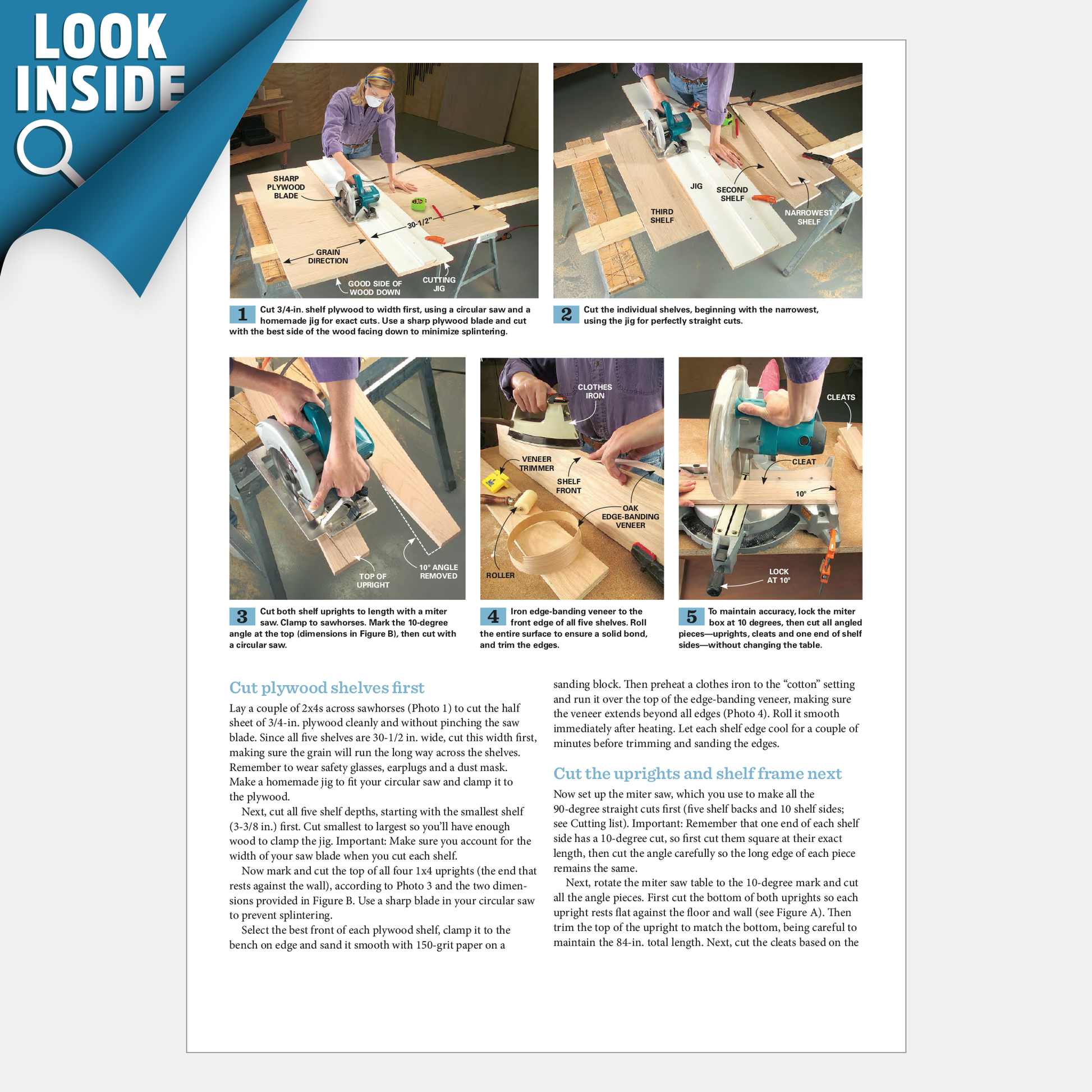 Leaning Tower of Shelves - Family Handyman Shop