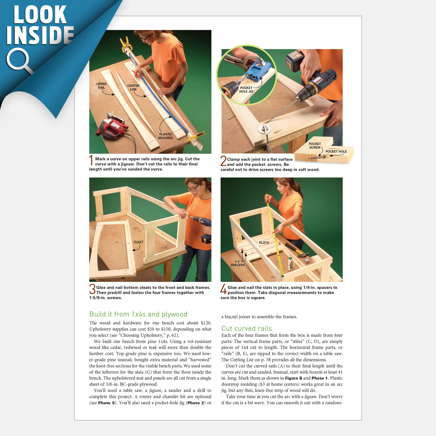 Outdoor Storage Bench - Family Handyman Shop