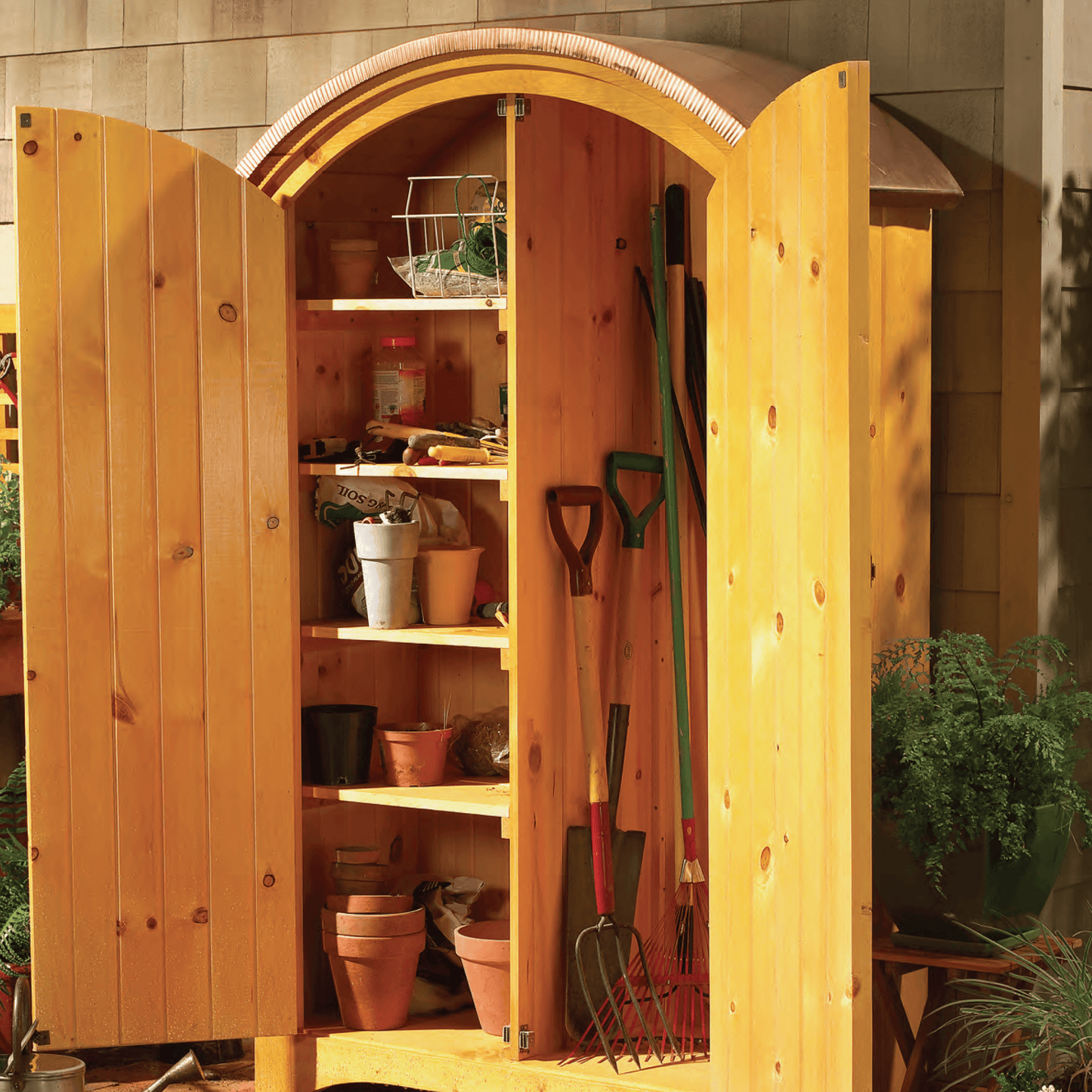 Pine Garden Hutch - Family Handyman Shop