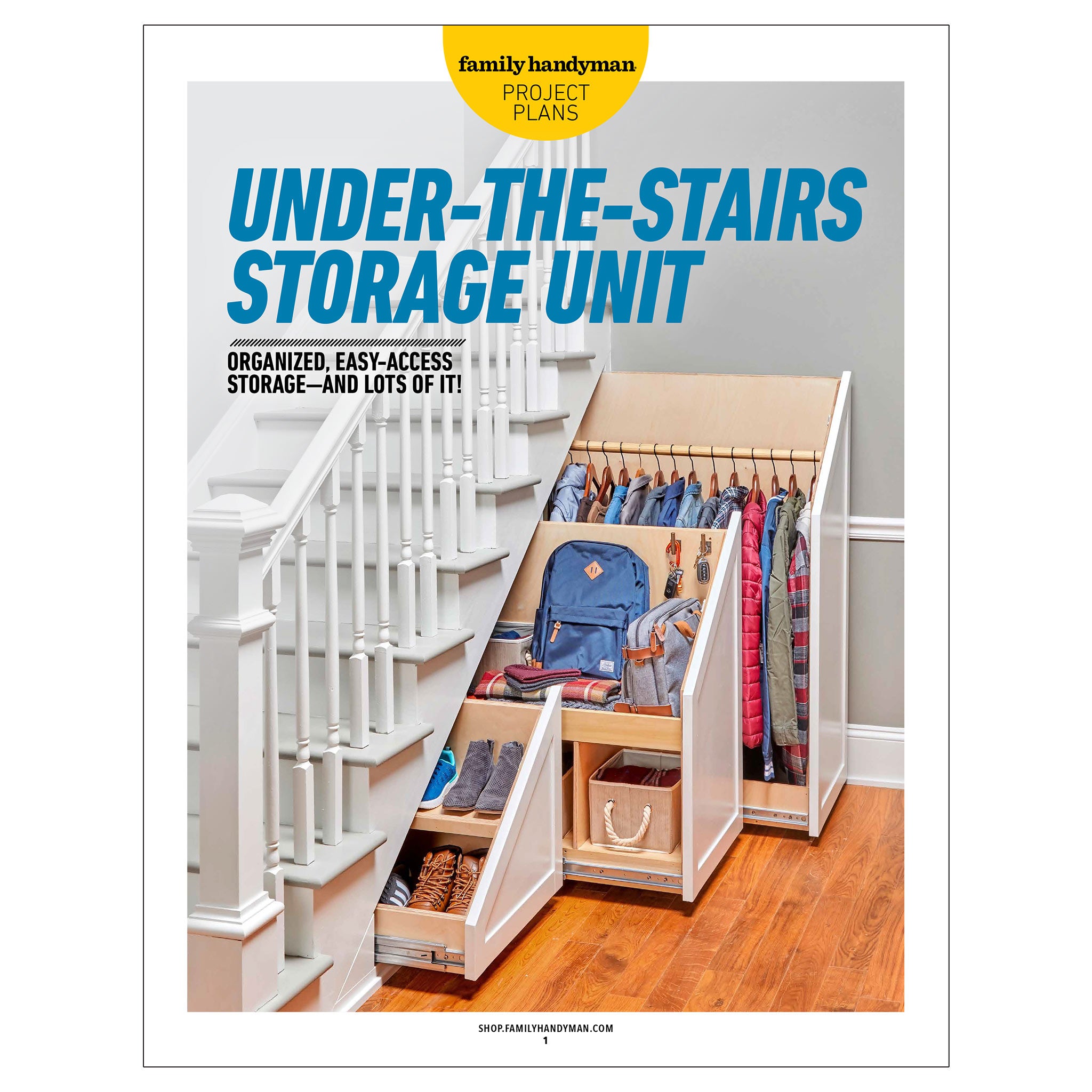How to Build an Under-the-Stairs Storage Unit Family Handyman