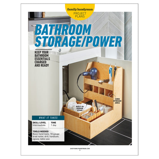 Bathrom Storage/ Power