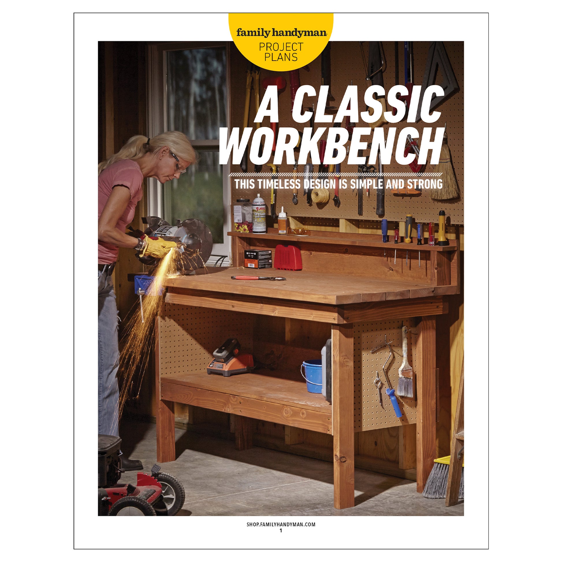 Diy Handyman Workbench Plan My First Workbench! Super Excited To