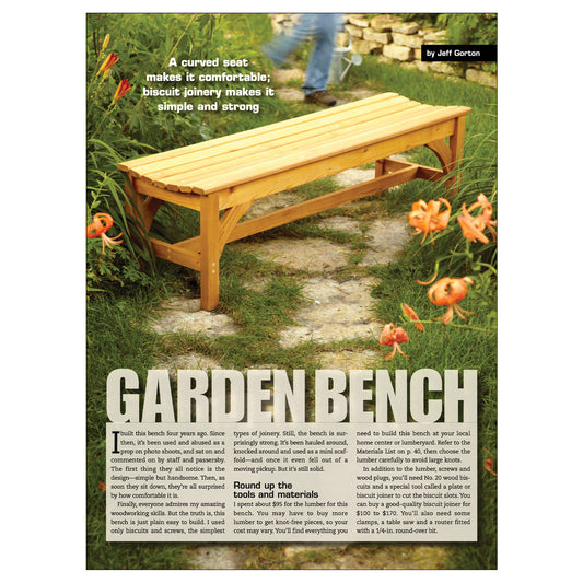 Curved Seat Garden Bench