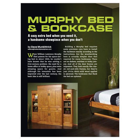 Murphy Bed & Bookcase