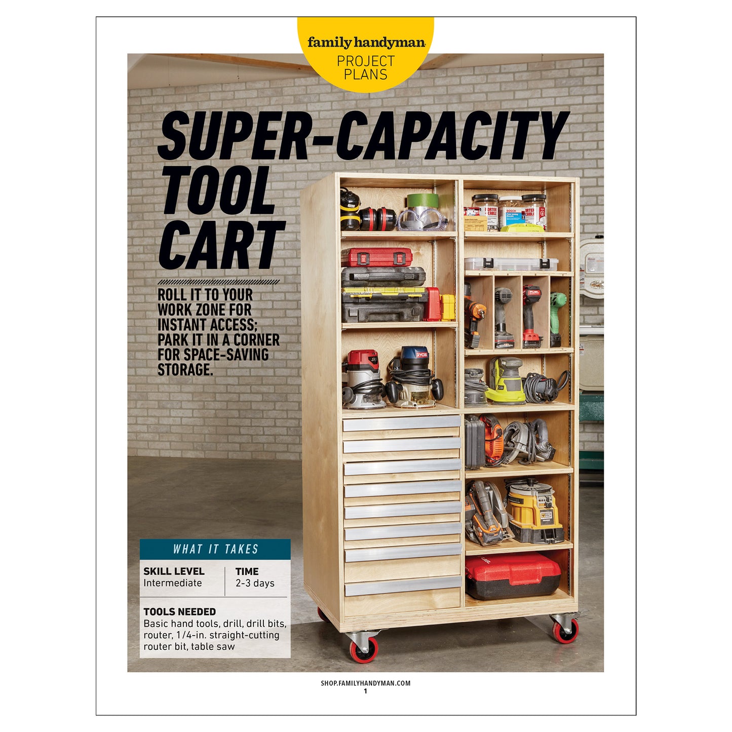Super-Capacity Tool Cart