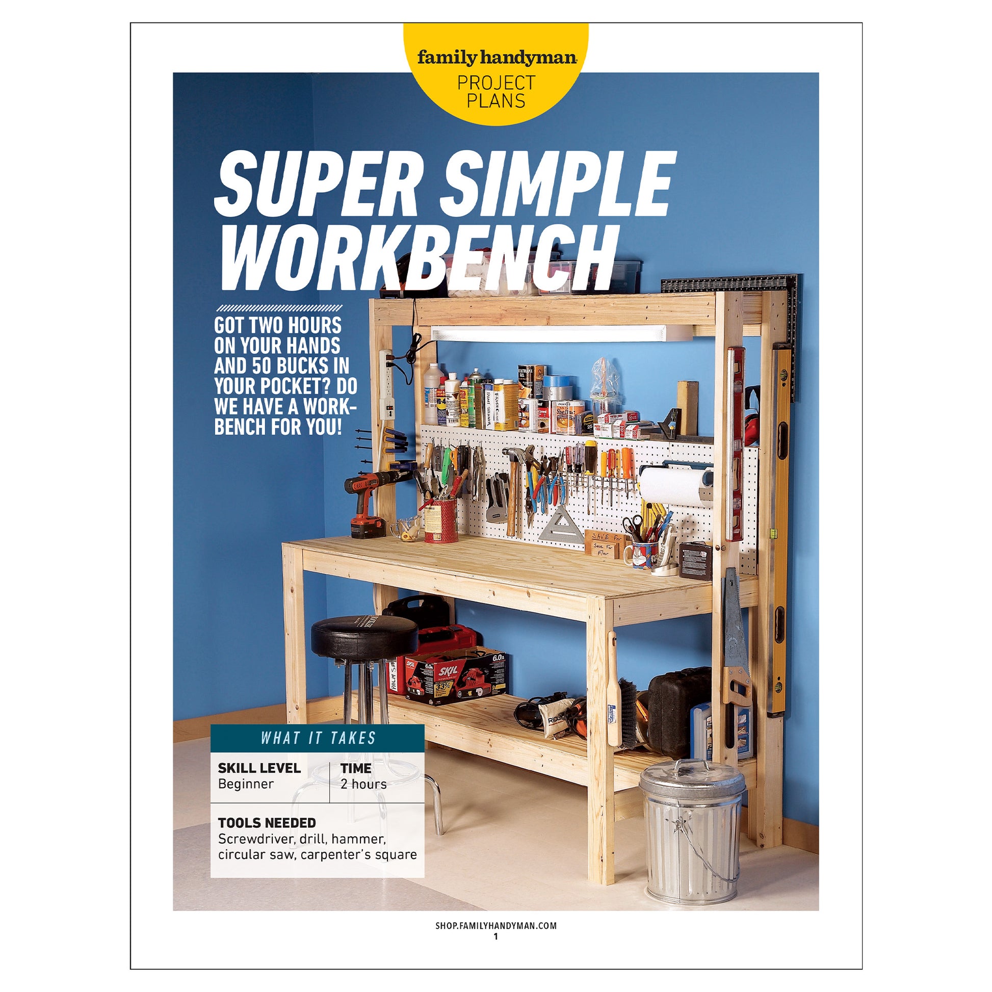 Learn How to Build a Workbench | Shop Family Handyman – Family Handyman ...