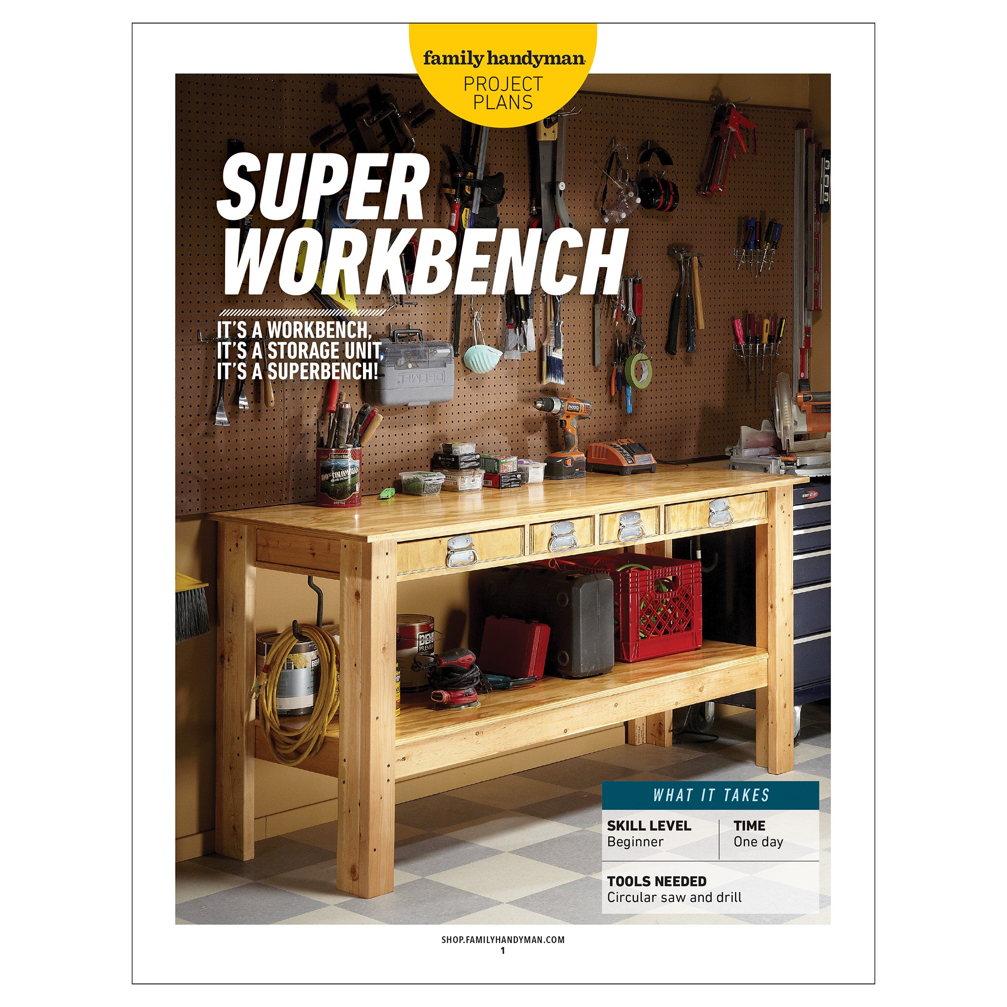 Diy Handyman Workbench Plan My First Workbench! Super Excited To
