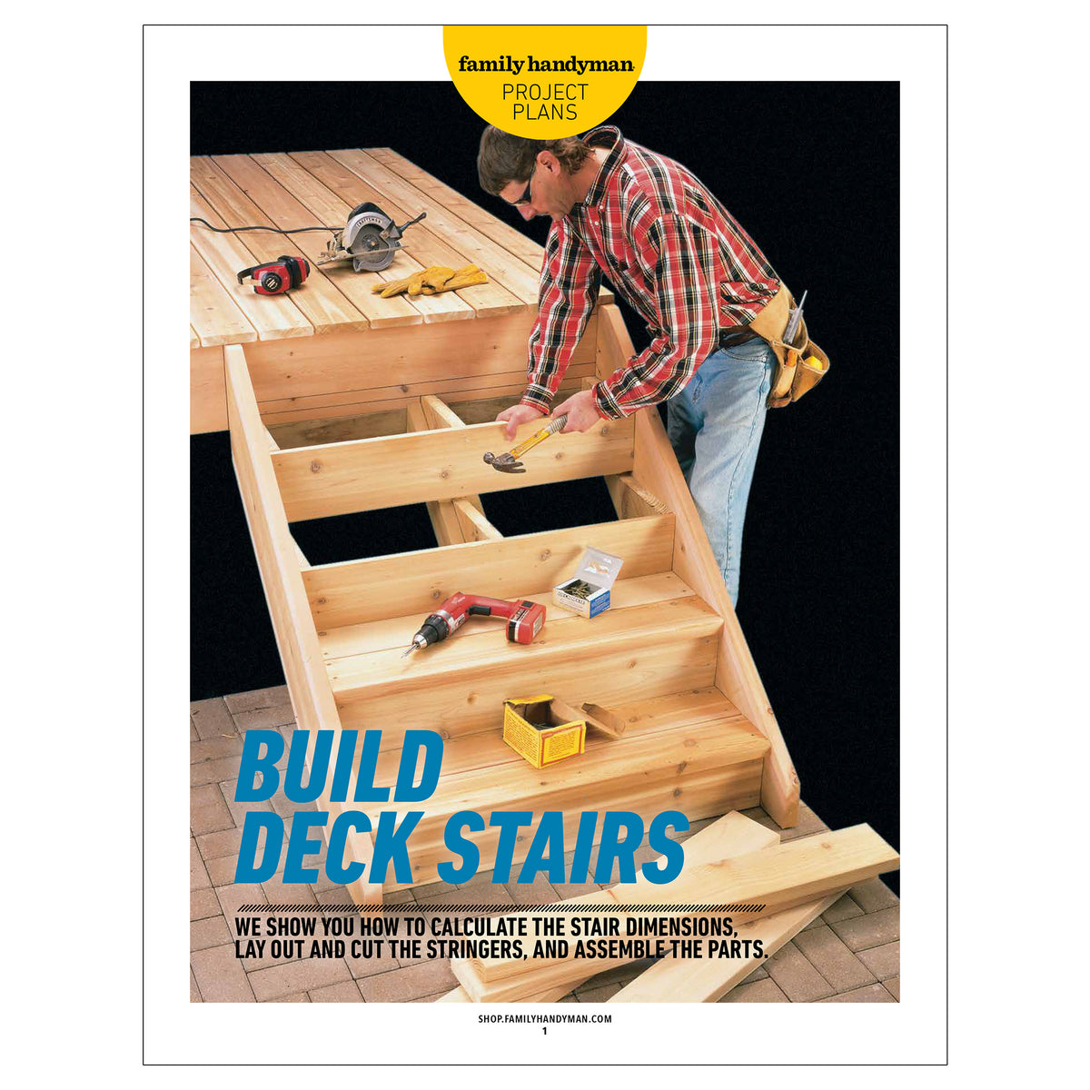 How to Build Deck Stairs | Family Handyman – Family Handyman Shop