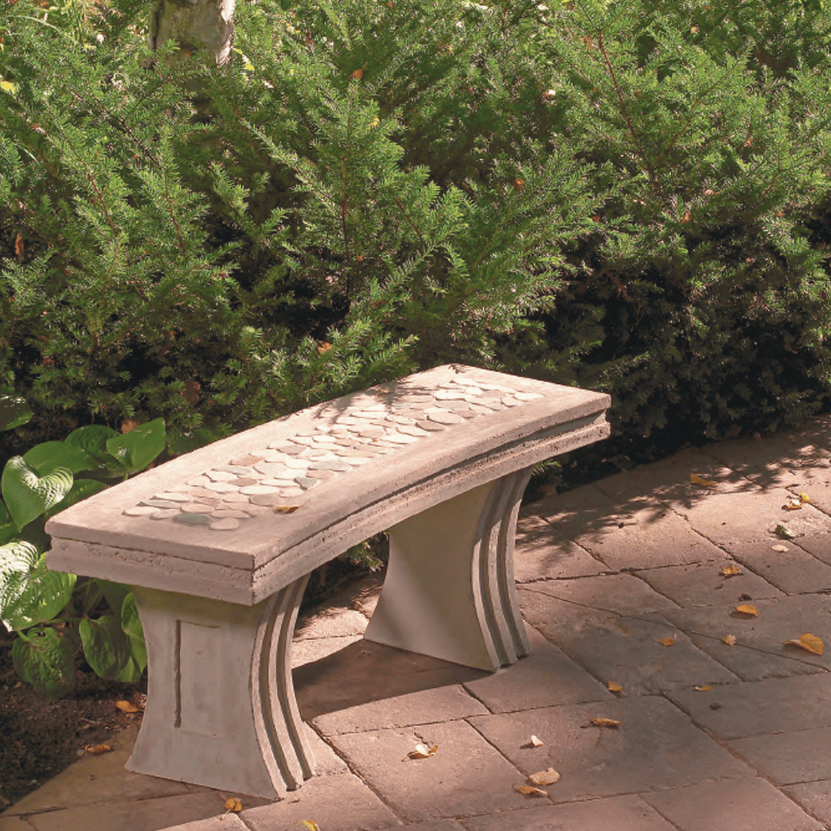 Concrete Garden Bench 