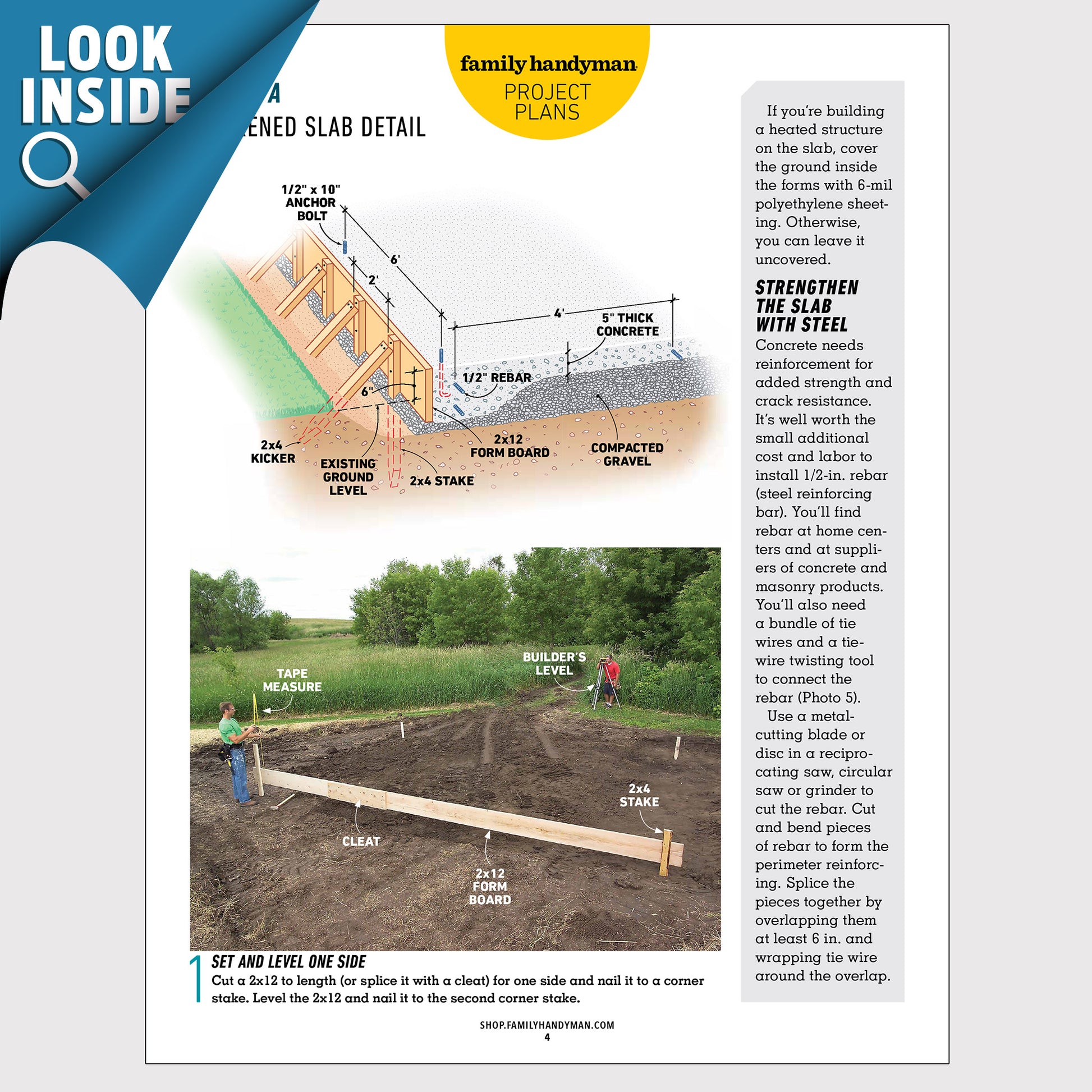 Building A Concrete Slab On A Slope Creating Slab Drainage Systems