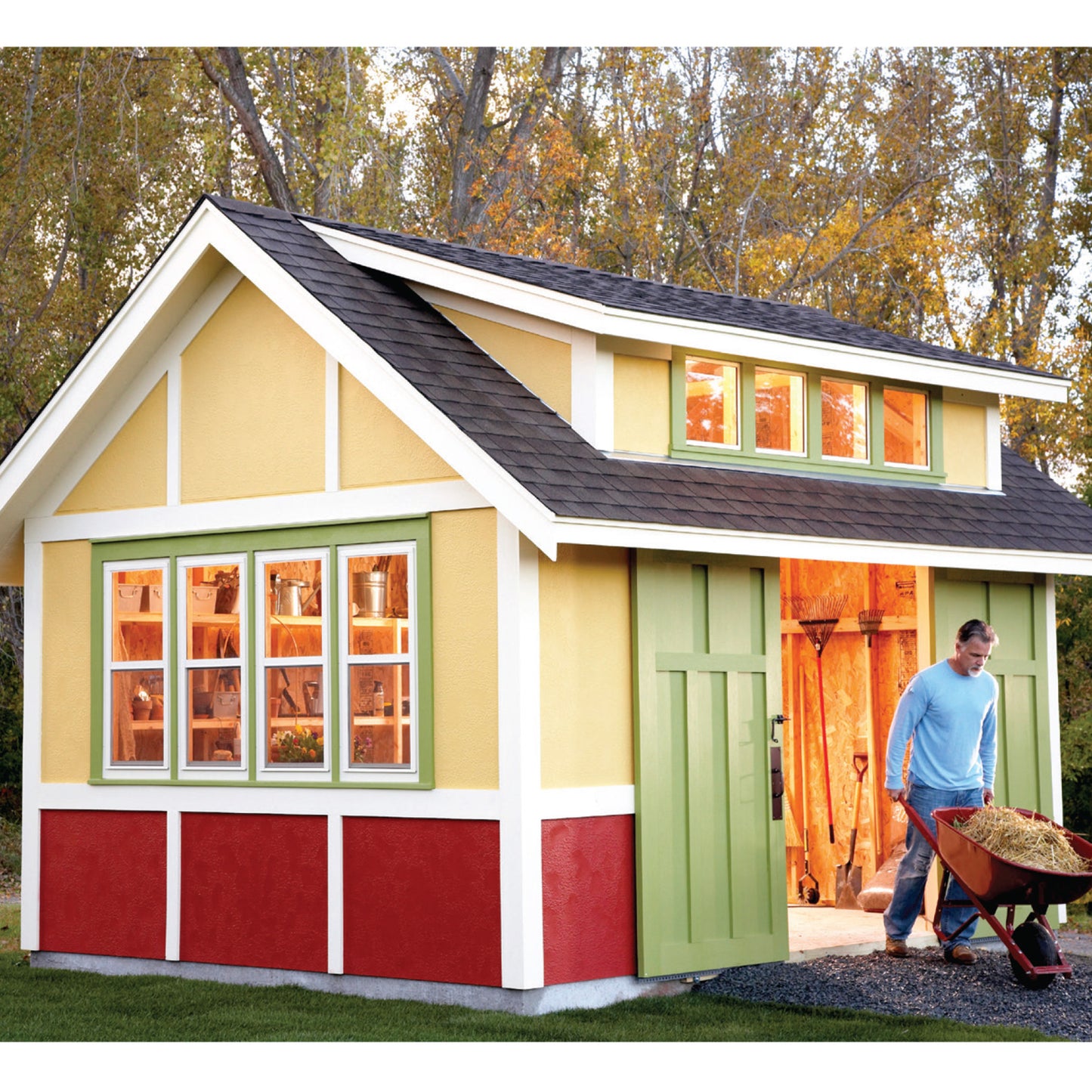 Bright and Spacious Garden Shed