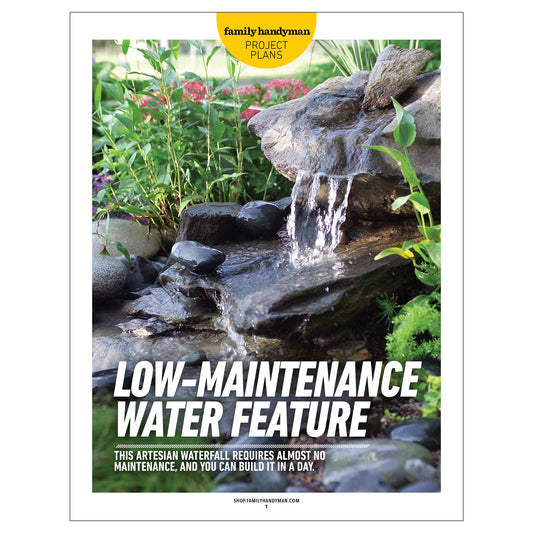 Low Maintenance Water Feature