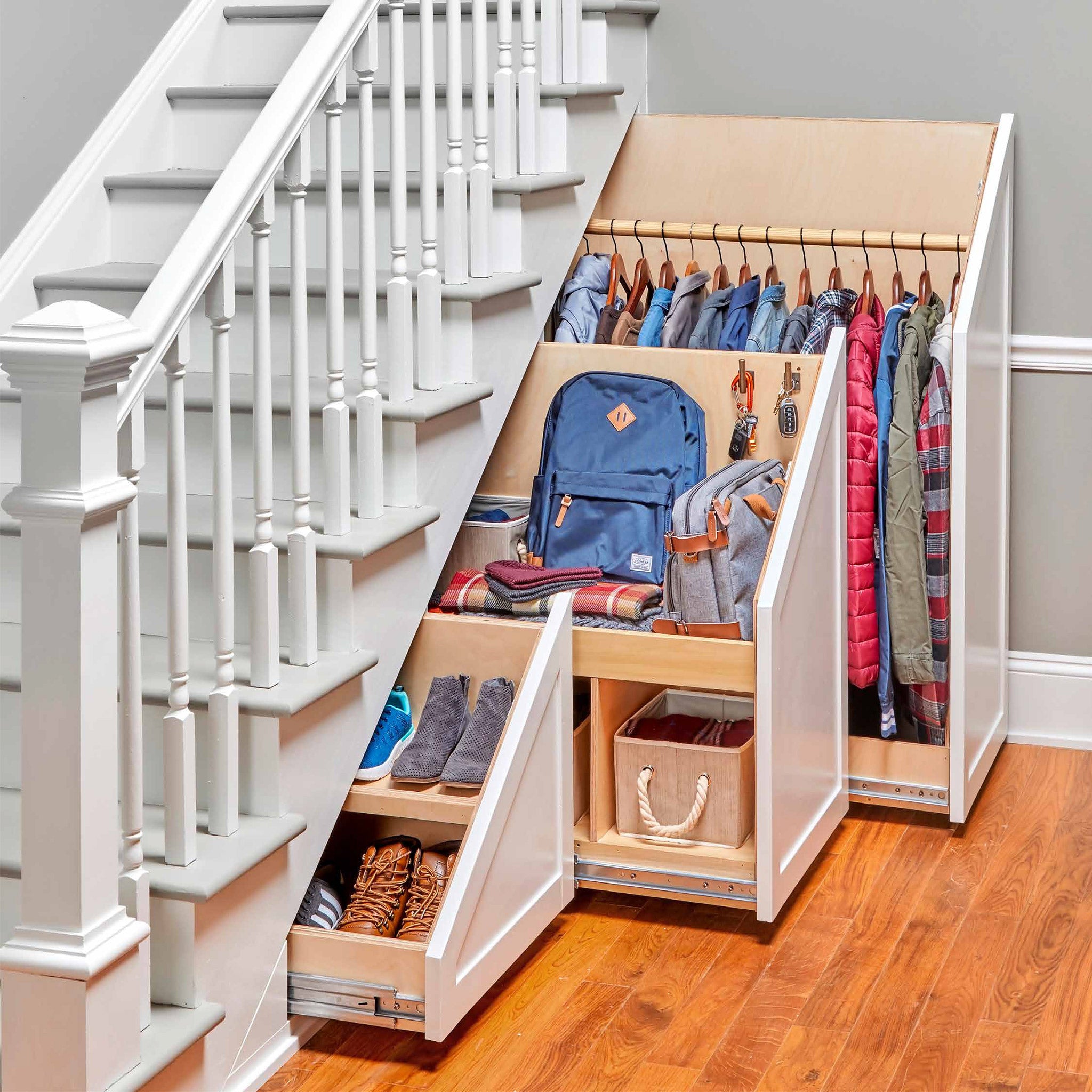 How to Build an Under-the-Stairs Storage Unit | Family Handyman ...